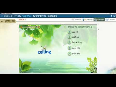 Hướng dẫn dowload và sử dụng phần mềm ENGLISH STUDY PROMAX
