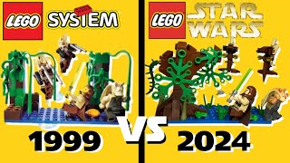 I remade 5 very old Lego Star Wars sets (again)
