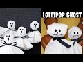 Halloween craft part3  lollipop ghost craft for kids  lollipop monster craft