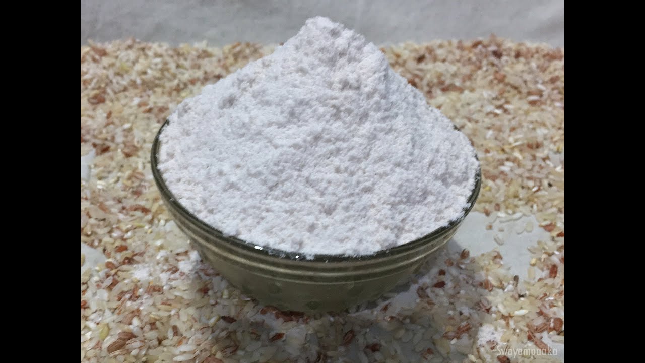 Homemade Rice Flour for making chakli, noodles,shavige ತೊಳೆದ ಅಕ್ಕಿ