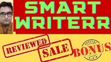 SmartWriterr Review 👉 Complete Demo And 🎁 Best Bonuses 🎁 For👉 [SmartWriterr Review]👇