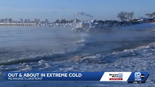 Dangerous cold in Milwaukee not stopping people from going outside
