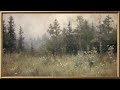 Vintage TV Art Landscape Painting | Gold Framed TV Art | Art Screensaver for TV | 1 Scene - 2 Hrs