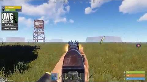 Rust Aim train, pretty good recoil control (recording Test)