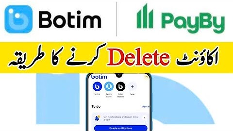 How To Delete Botim Money Transfer Account | Botim Account Kaise Close Kare | Botim Account 