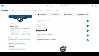 Give Users a Choice | Screen Flows | Trailhead | Salesforce | Virtual Internship