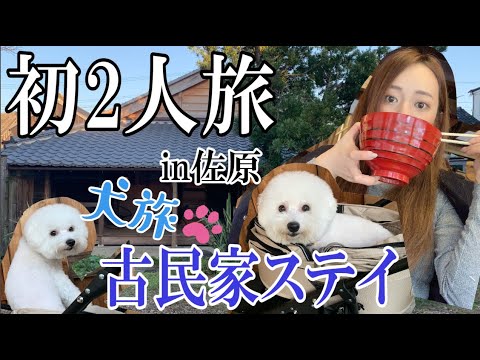 【とりちゃん♡】どんぶり女と全く走らない犬がゆく、はじめての2人旅 〜古民家in佐原〜