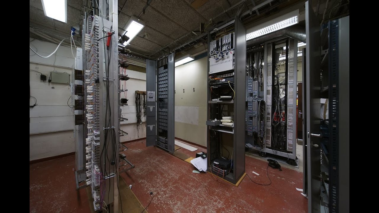 Forsvarskommandoens bunker i Vedbæk. Etage 2. Midterste etage. 2014.