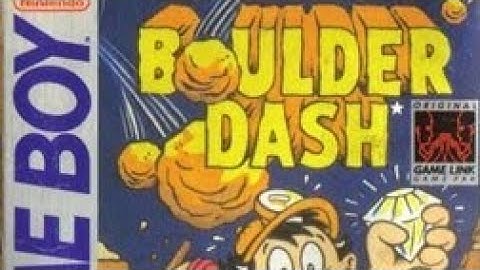 Boulder dash Gameboy gameplay video
