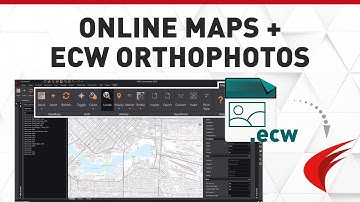 Satellite and Street Maps & ECW Orthophotos Support for CAD Drawings