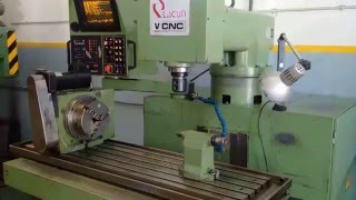 FRESADORA DE TORRETA LAGUN FTV5 CNC CON 4º EJE - YouTube