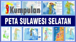 Peta SULAWESI SELATAN HD Lengkap
