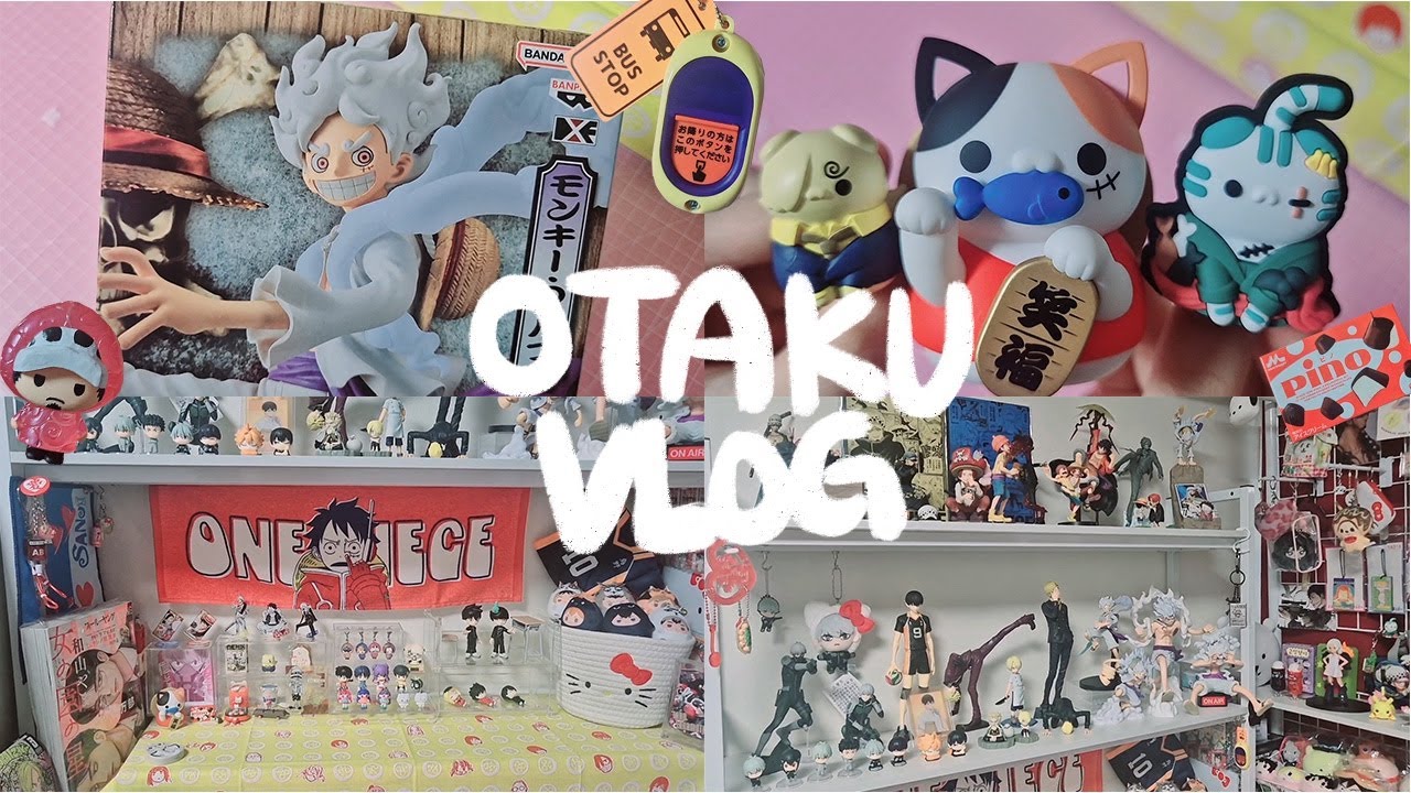 [VLOG] 확정 가챠 택배깡 | 루피 굿즈 매입 | 굿즈존 정리하기 | 세미오타쿠 브이로그