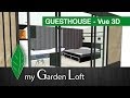 Studio de jardin modle guesthouse  vue 3d  my garden loft