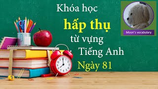 Khóa học hấp thụ từ vựng tiếng Anh - Ngày 81