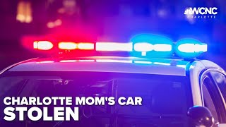 Charlotte mom's car stolen from garage