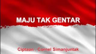 Lagu Maju Tak Gentar dengan lirik | Maju tak gentar | Sumpah Pemuda | lagu anak | lagu 4K