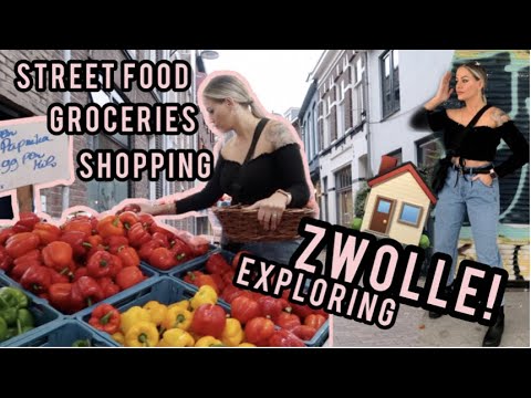 Exploring Zwolle | Street Food & Grocery Shopping