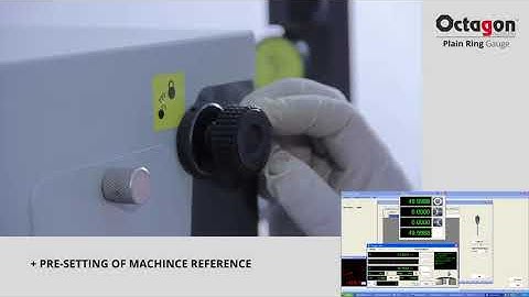 Octagon ULM - Calibration of Plain Ring Gauge