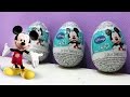 3 Huevos Sorpresa Mickey Mouse ( Kinder Surprise