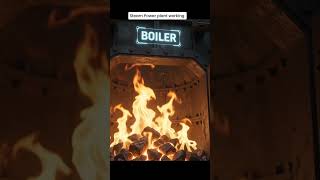 How steam power plant works??#shorts