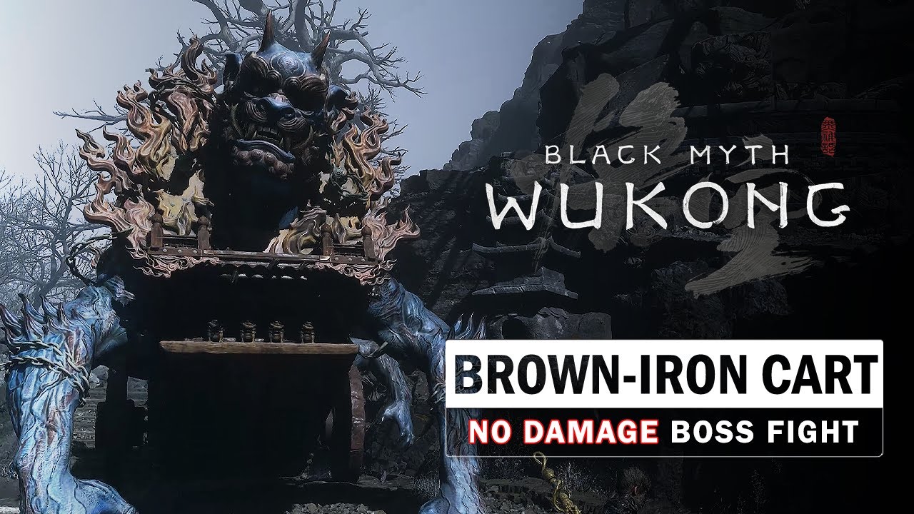Black Myth Wukong - Brown-Iron Cart Boss Fight (No Damage Taken)