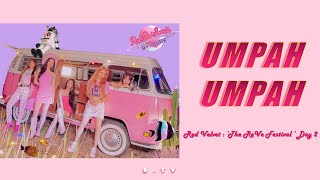 RED VELVET 레느 벨벳- UMPAH UMPAH 음파 음파 lyrics (color coded/han/rom/eng/가사)