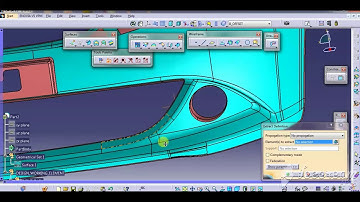CATIA V5 BUMPER TUTORIAL PART 2: CREATE B & C SURFACE FROM A SURFACE/ CLOSE VOLUME