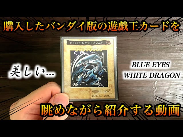 実写】最近購入したバンダイ版の遊戯王カードを眺めながら紹介する動画