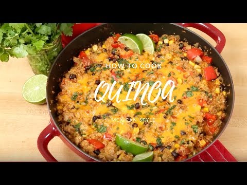 HOW TO COOK QUINOA- MEXICAN STYLE