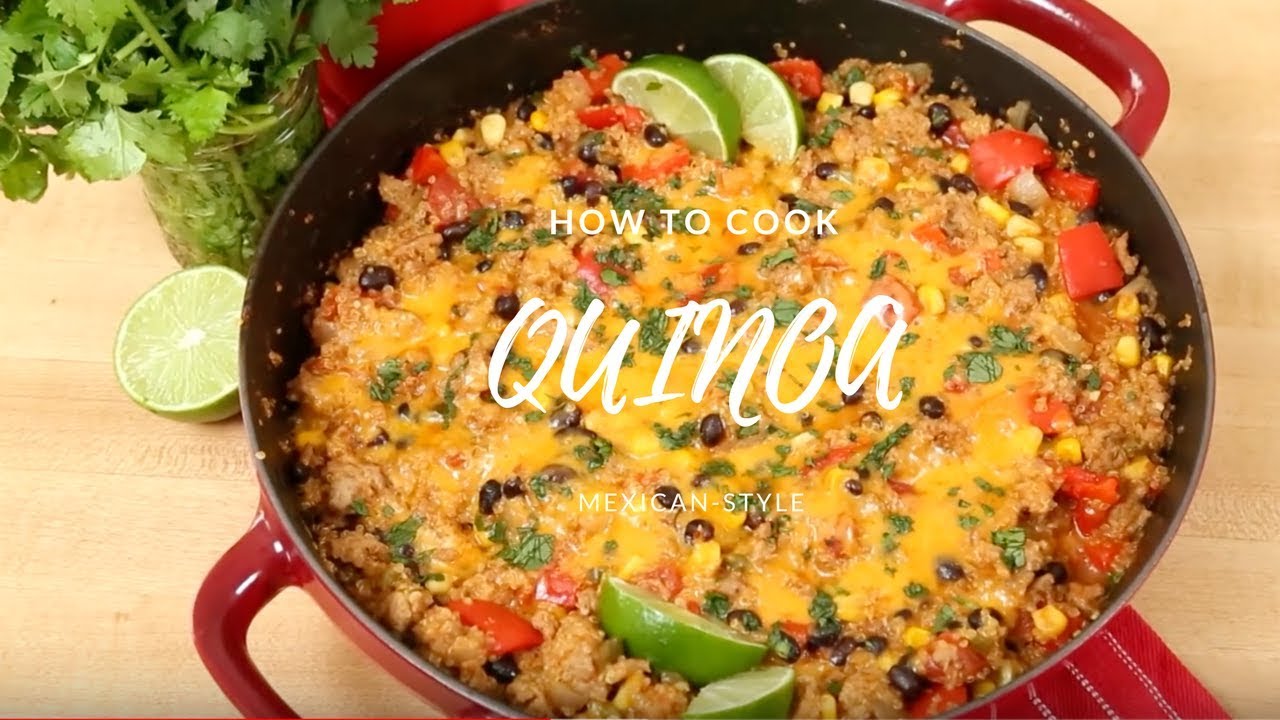 HOW TO COOK QUINOA MEXICAN STYLE YouTube