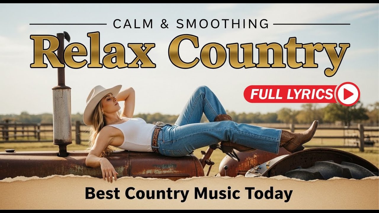 Calm Country Playlist for Relax Work Study Coffee With Lyrics