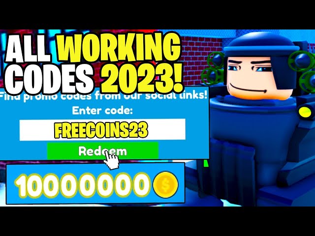 Roblox Toilet Tower Defense codes for free Coins in September 2023 :  r/CharlieINTEL