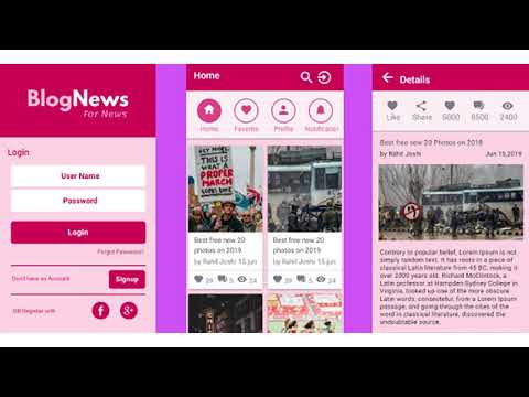 News - blog ionic 3 app template for android and IOS | Codecanyon Scripts and Snippets