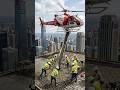 হেলিকপ্টার থেকে ছাদ ঢালাইও সম্ভব!#civilengineering