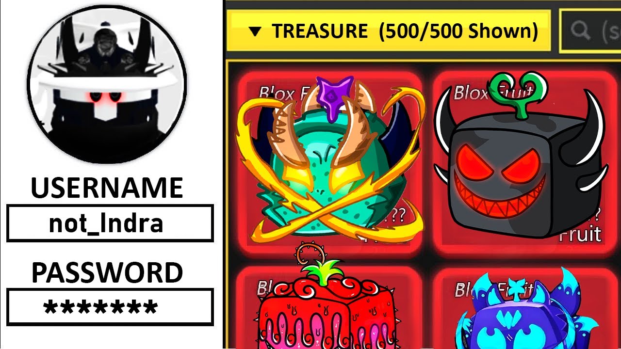 Logging on to $1,000,000 Blox Fruits Accounts For 1 Hour