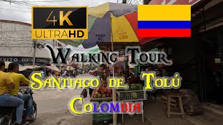 🇨🇴【4K 60fps】WALK - El Carmen de Bolívar ~ walking Tour - Colombia