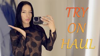 [4K]Transparent Clothes Haul | See-Through Try On Haul | Try-On Haul At The Mall