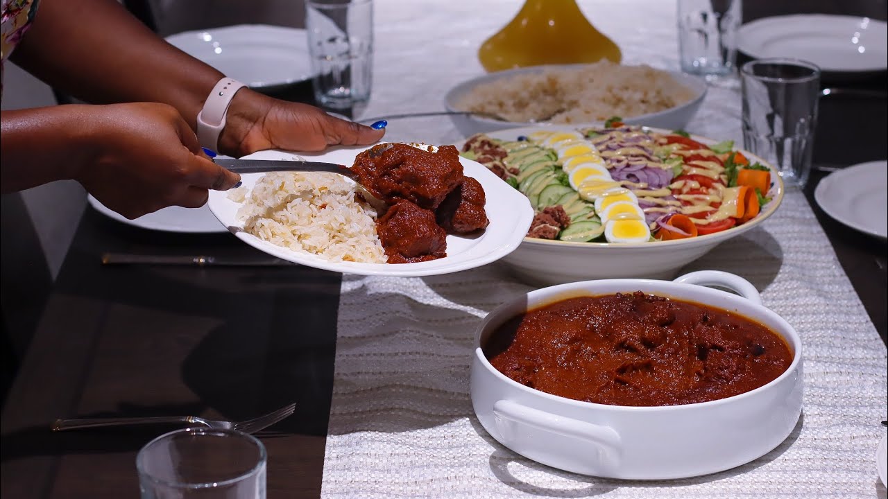 Crowd Pleasing Goat Meat Stew With Very Little Oil. Cook With Me!