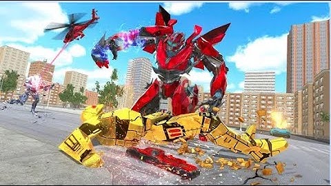 Super Horse Robot Transform | Flying Rescue City Helicopter Android GamePlay | By Game Crazy