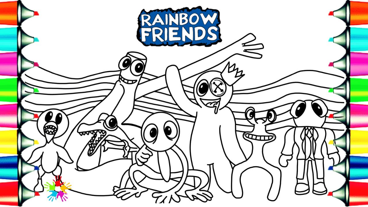 Green from Roblox Rainbow Friends Coloring Pages - Free Printable Coloring  Pages