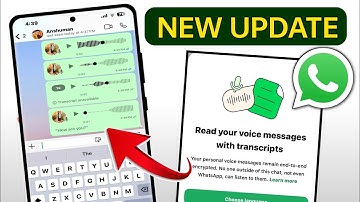 WhatsApp new update | WhatsApp new feature voice message transcripts