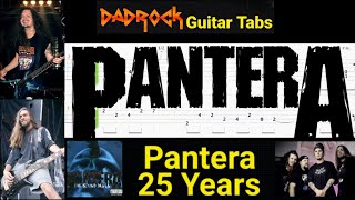 25 Years - Pantera - Guitar + Bass TABS Lesson