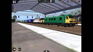 Class 90 intermodal service in Trainz 2