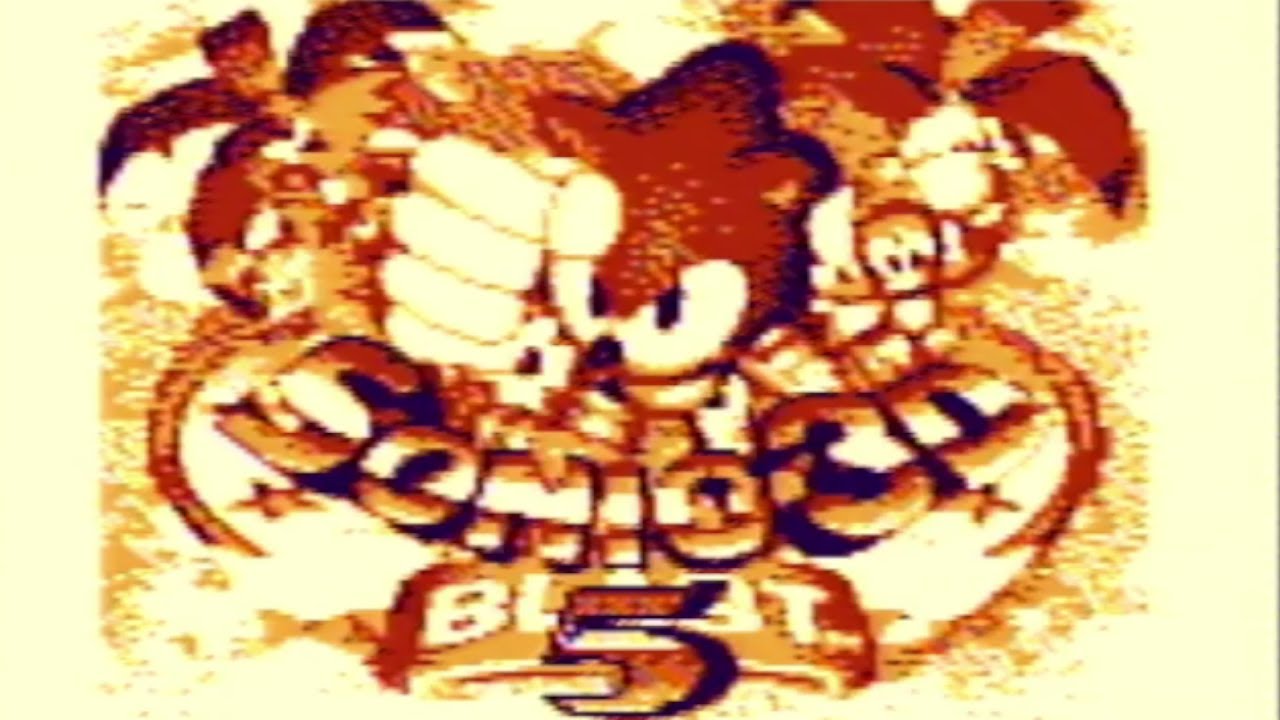 Sonic 3D Blast 5 (Makon Soft) - Gameplay on Super Game Boy