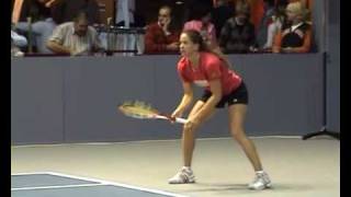 Patty Schnyder practice in Stuttgart 2007