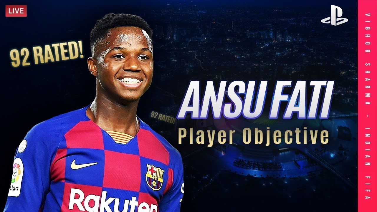 Ansu Fati Fifa 20 Ps4
