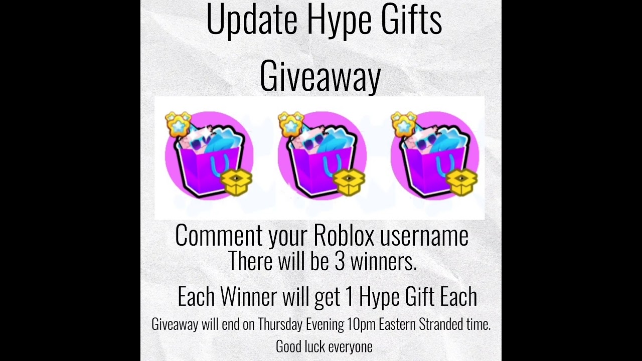 3 Update Hype Gifts Giveaway! 