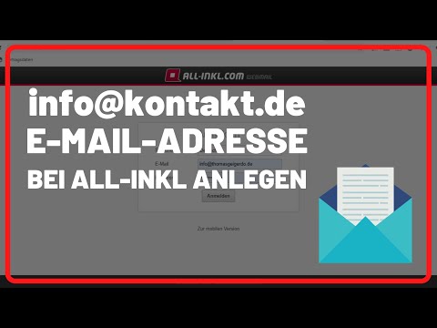 [email protected] E-Mail bei All-Inkl anlegen | TUTORIAL 2022