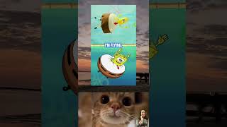 the he's flying song Spongebob                      vs Spongebob irl animation funny videos for kids